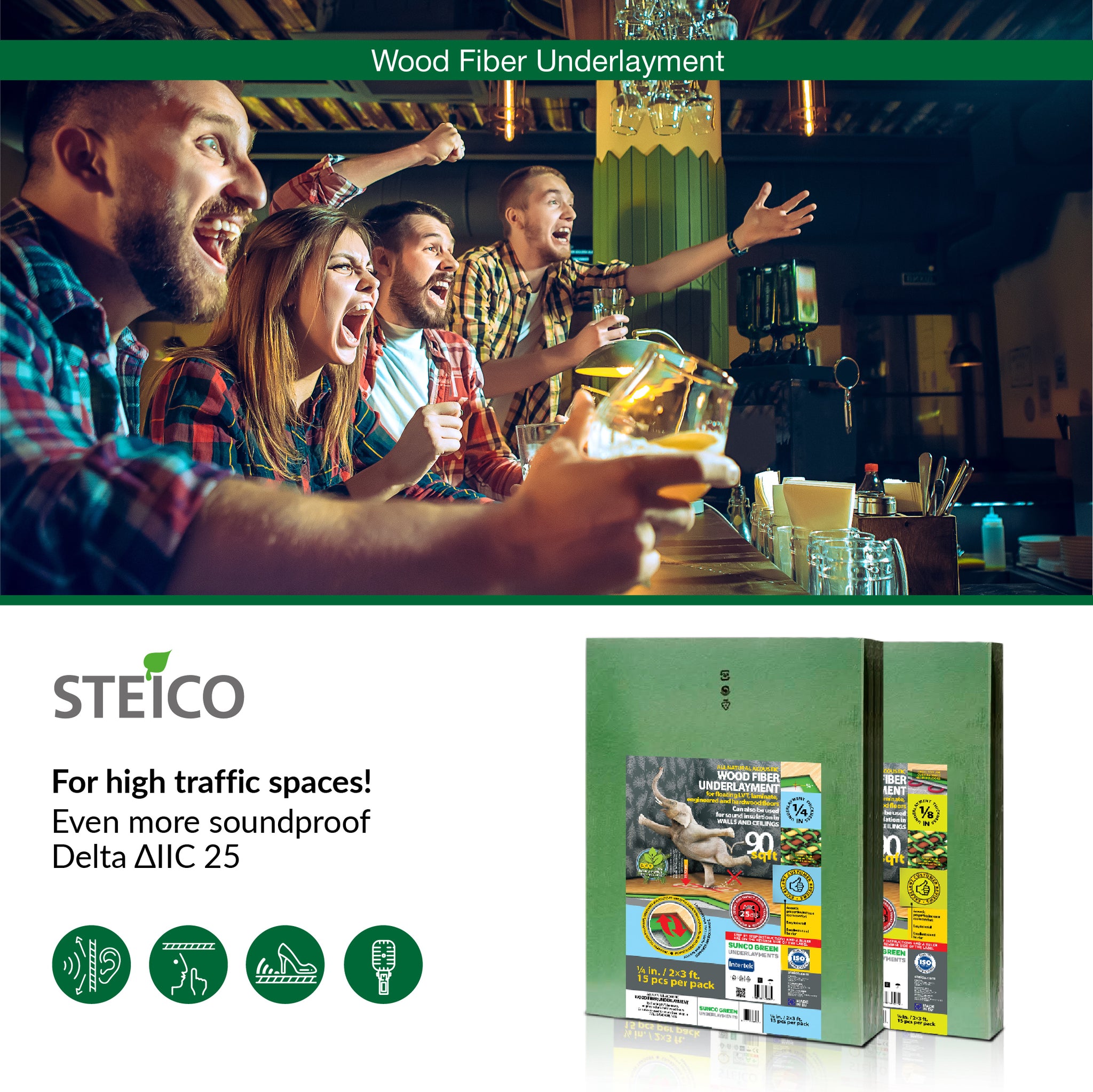 Steico Wood Fiber Underlayment