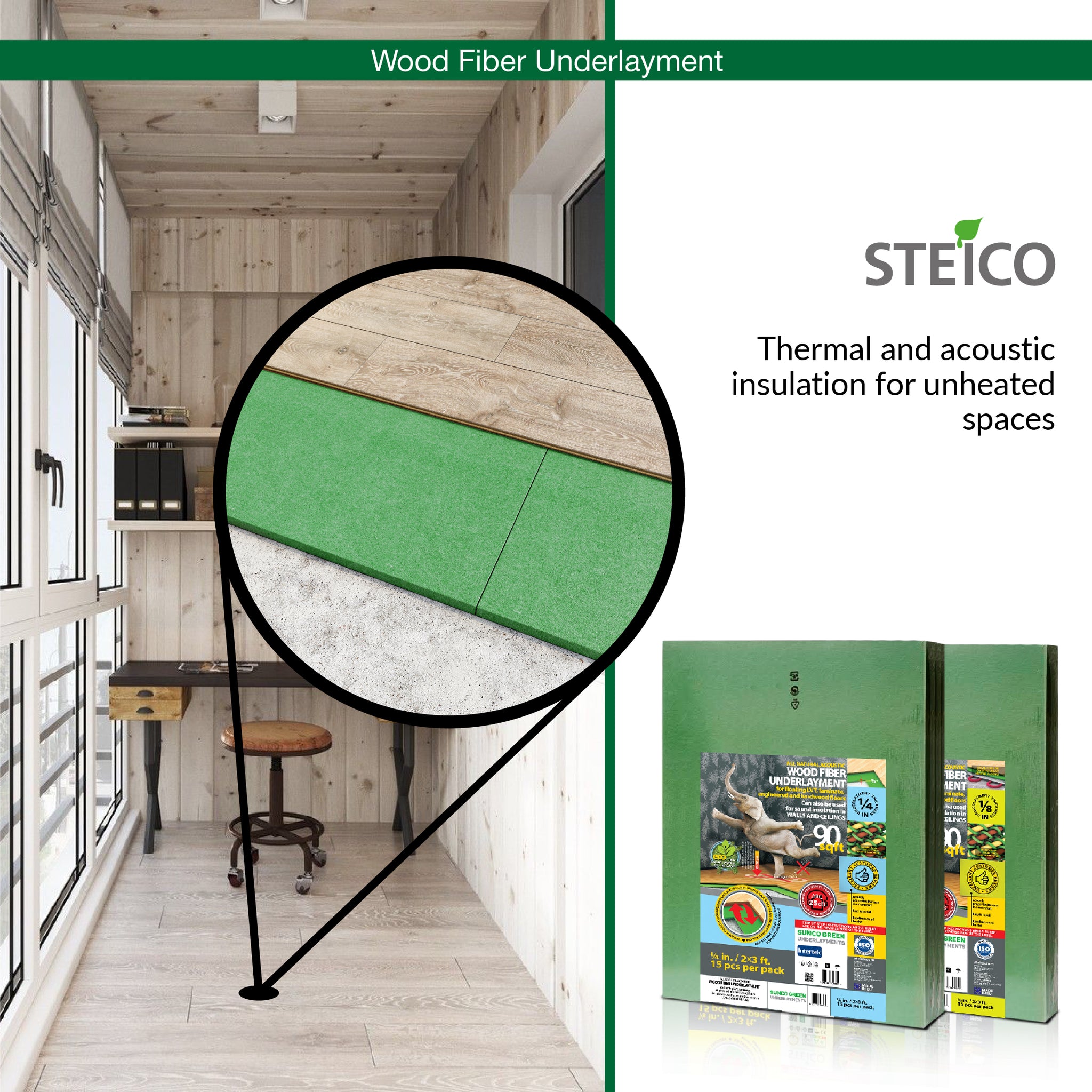 Steico Thermal and Acoustic Insulation